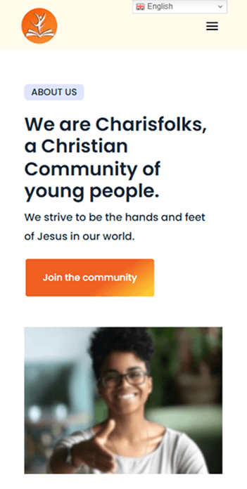 Charisfolks website Image 1