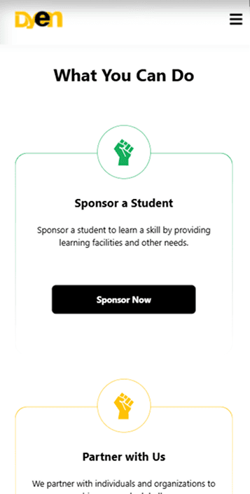 DYEN's website redesign Image 4