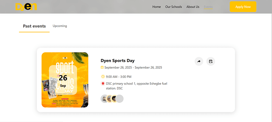 DYEN's website redesign Image 1