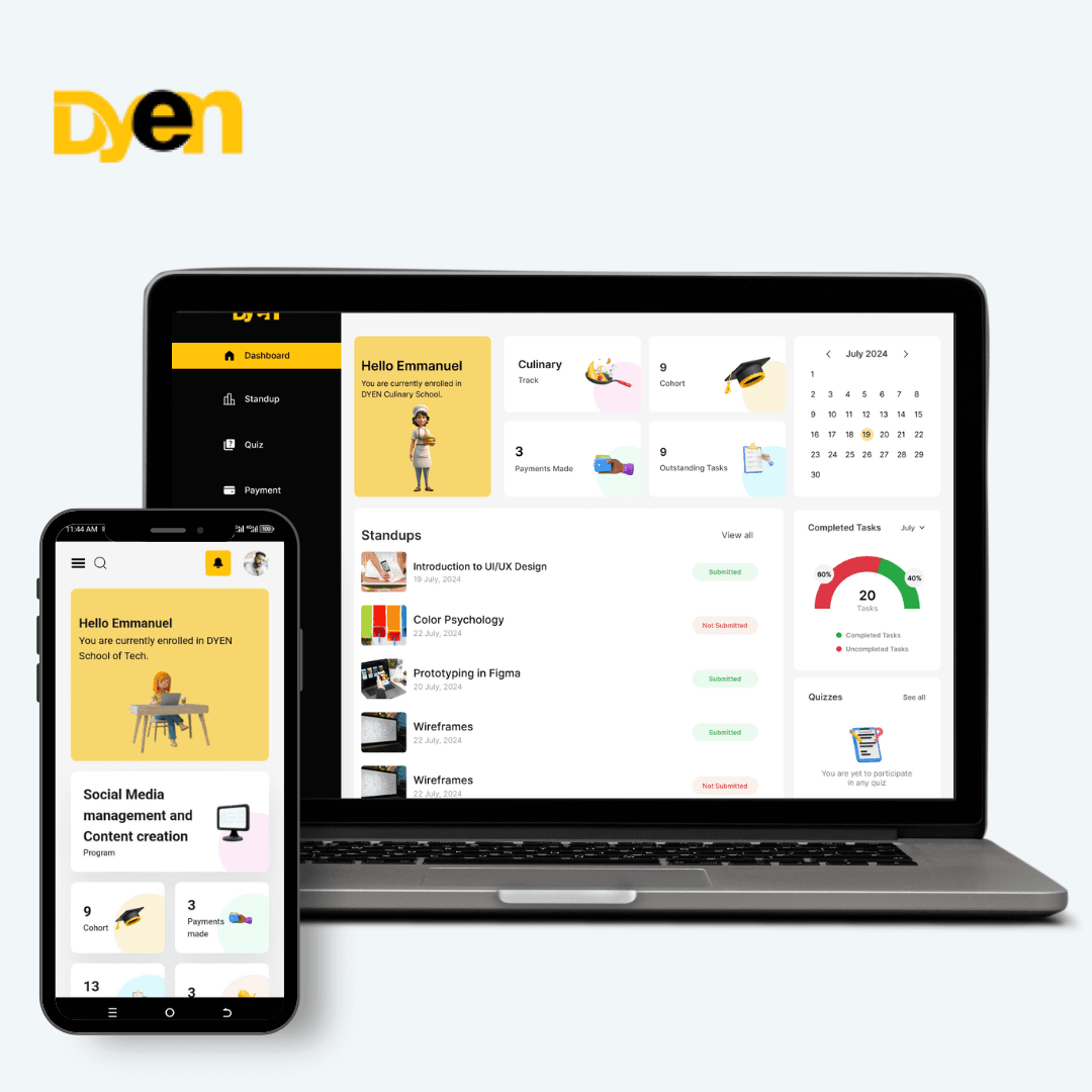 DYEN Student Dashboard